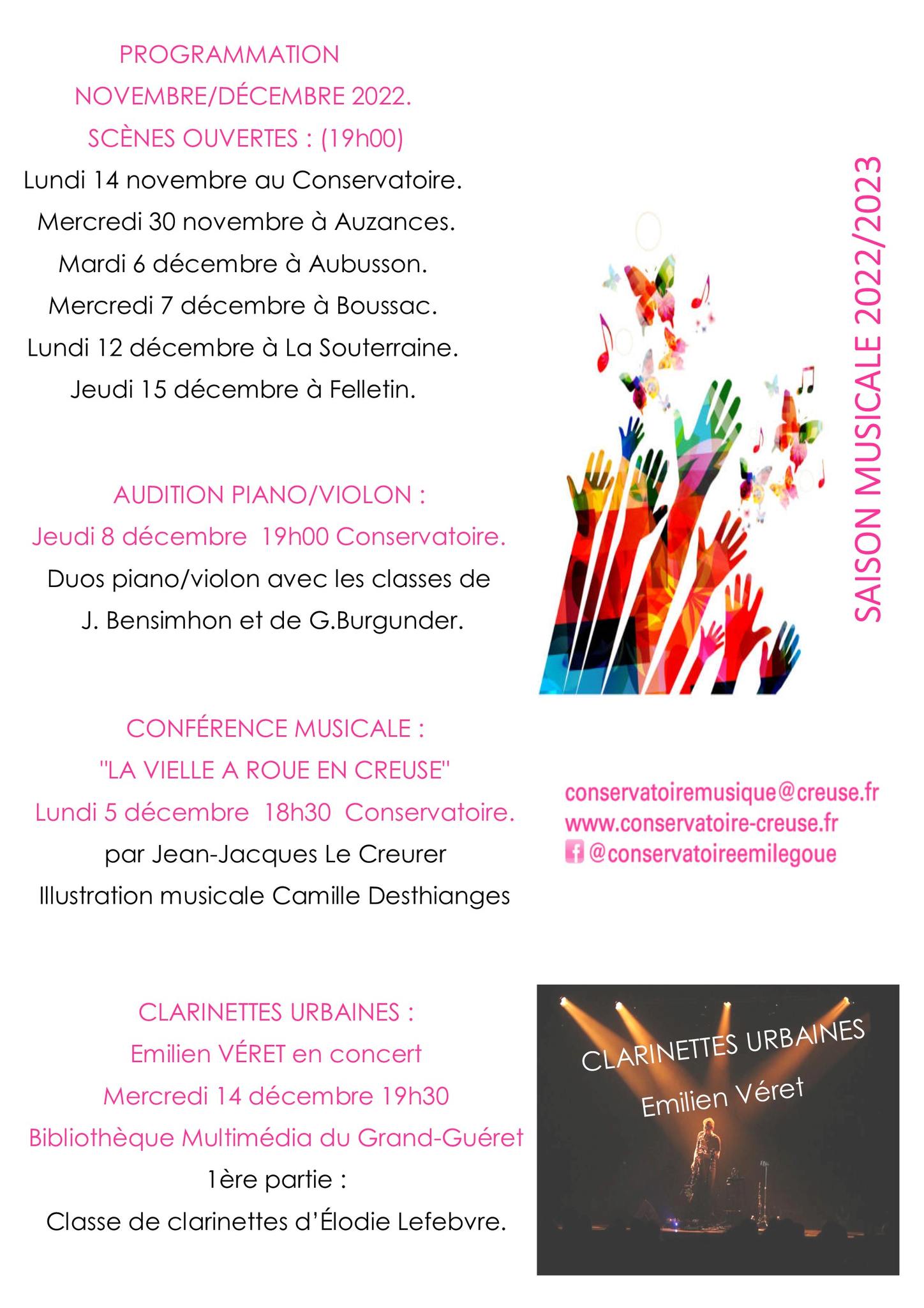 Conférence « La Vielle à roue en Creuse »