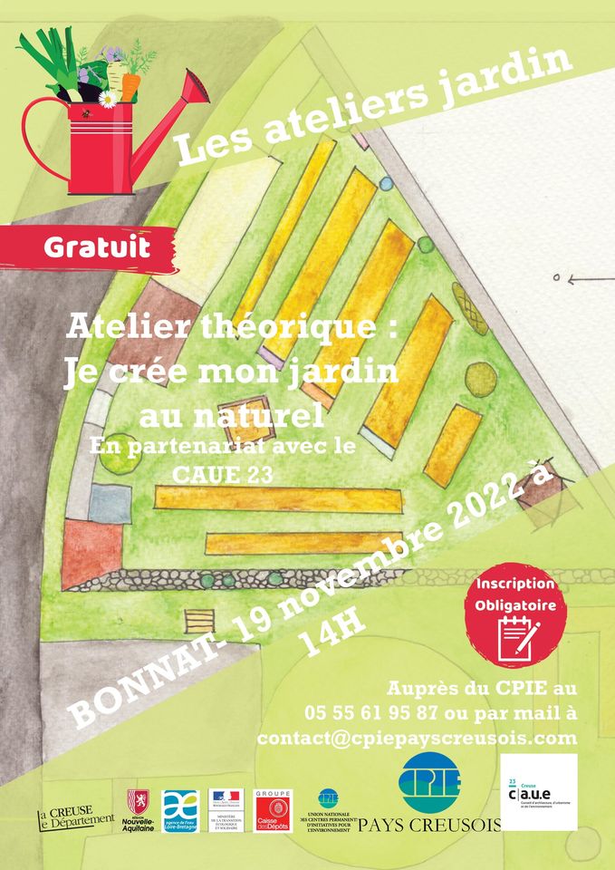 Atelier « Créer son jardin » - théorie