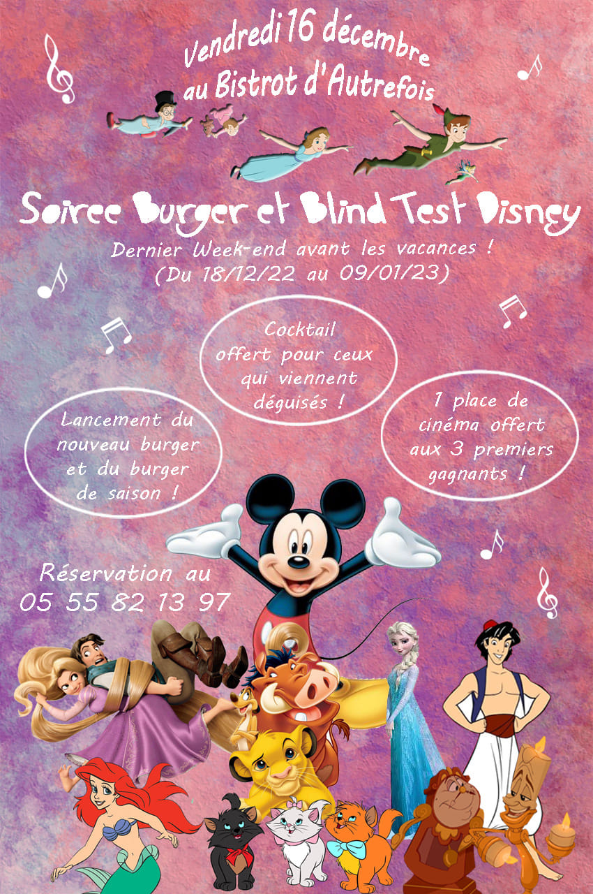 Blind-test Disney