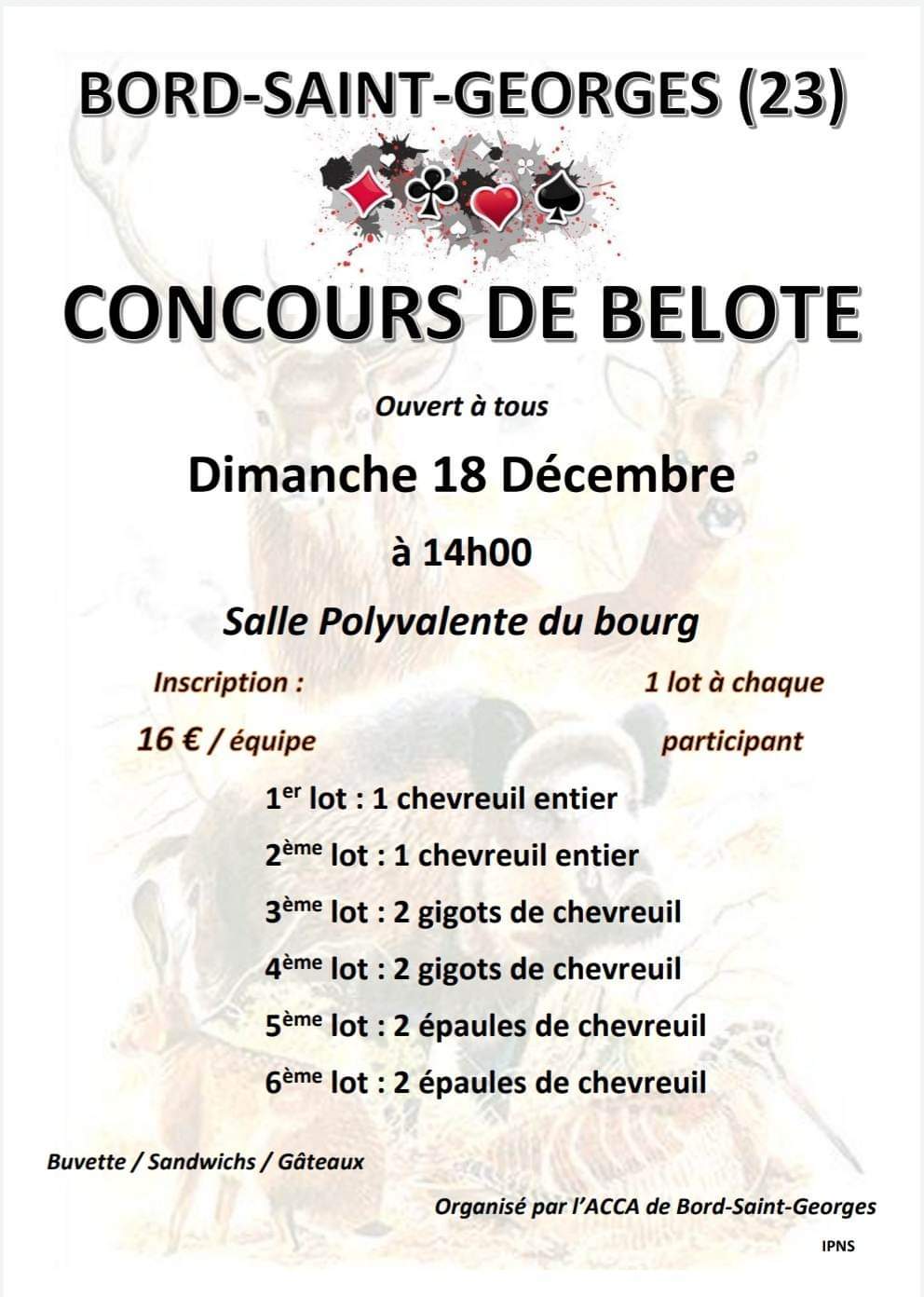 Concours de belote