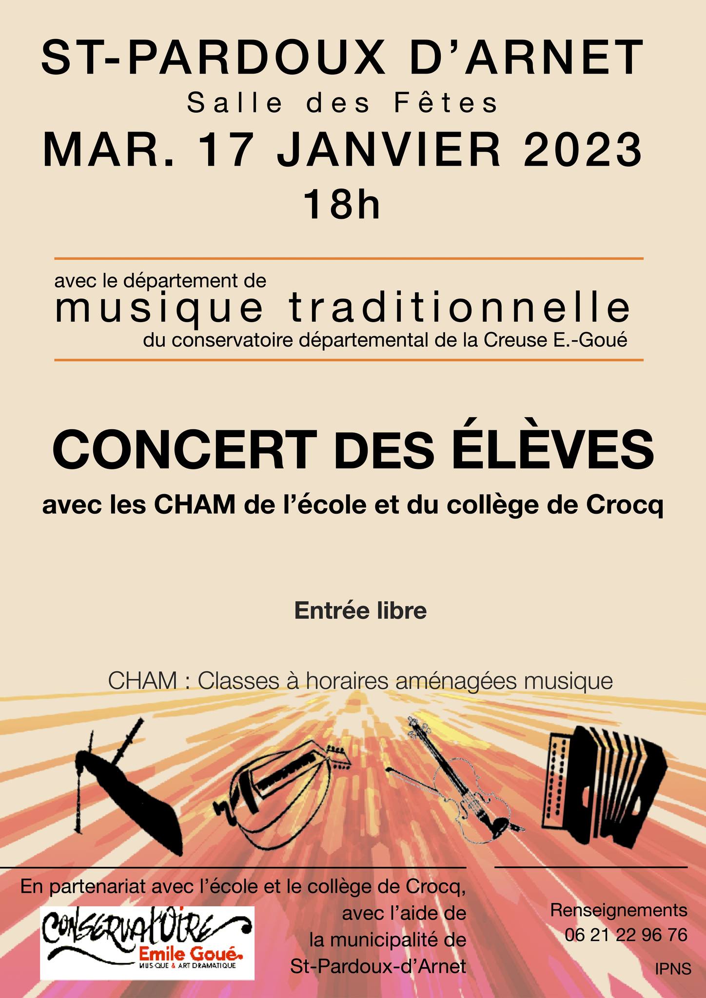 Concert des élèves