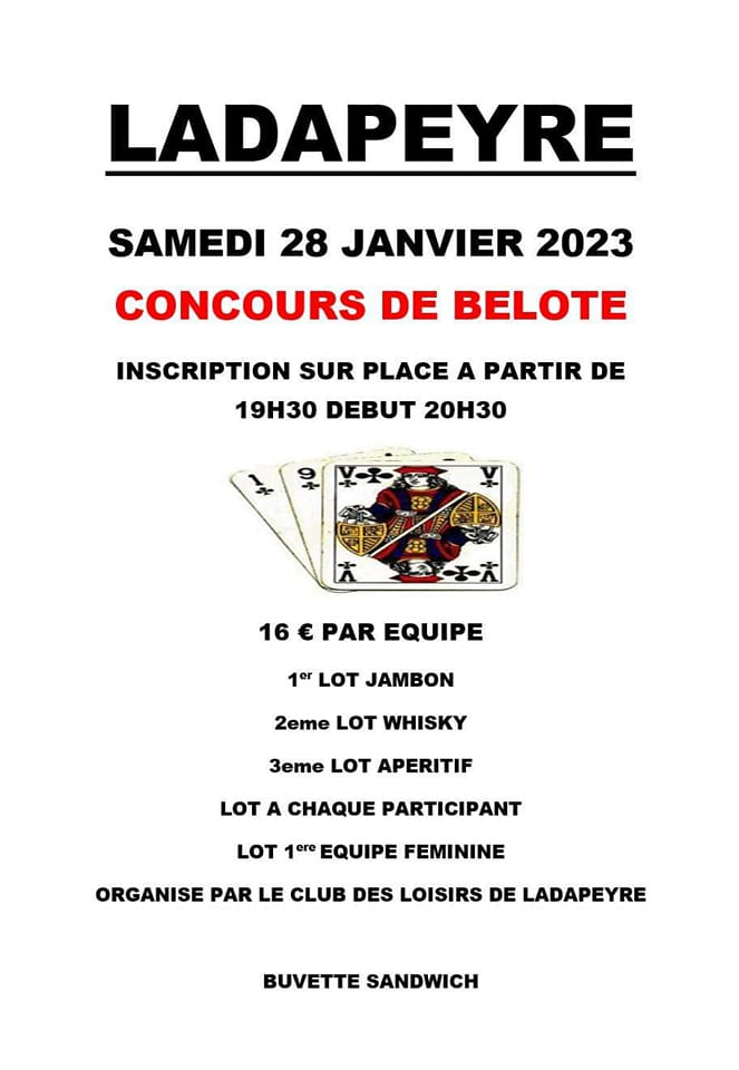 Concours de belote