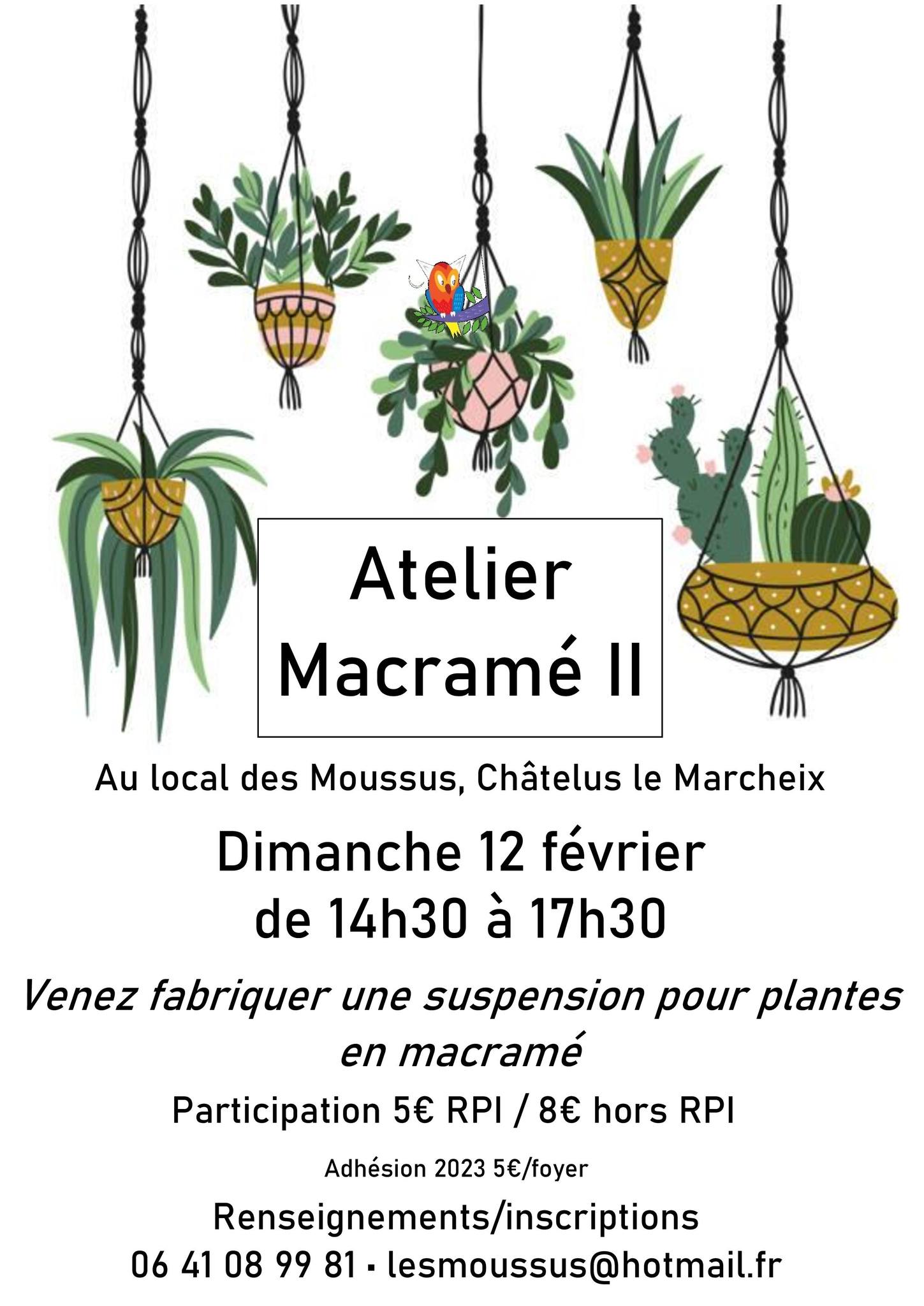 Atelier macramé