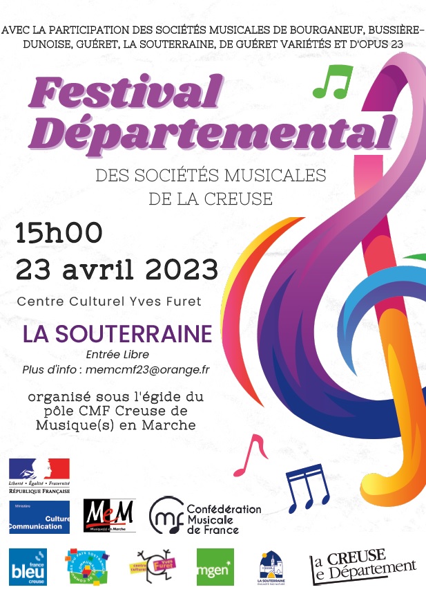 Festival départemental des sociétés musicales de Creuse