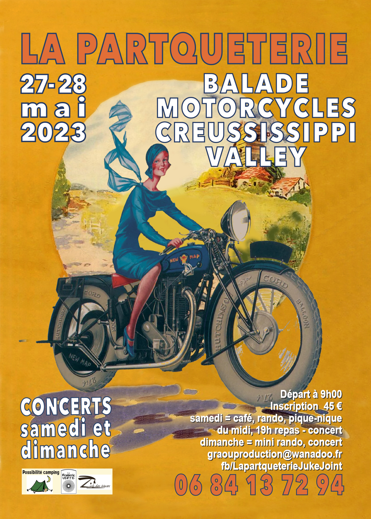 Balade motorcycles Creussissippi Valley