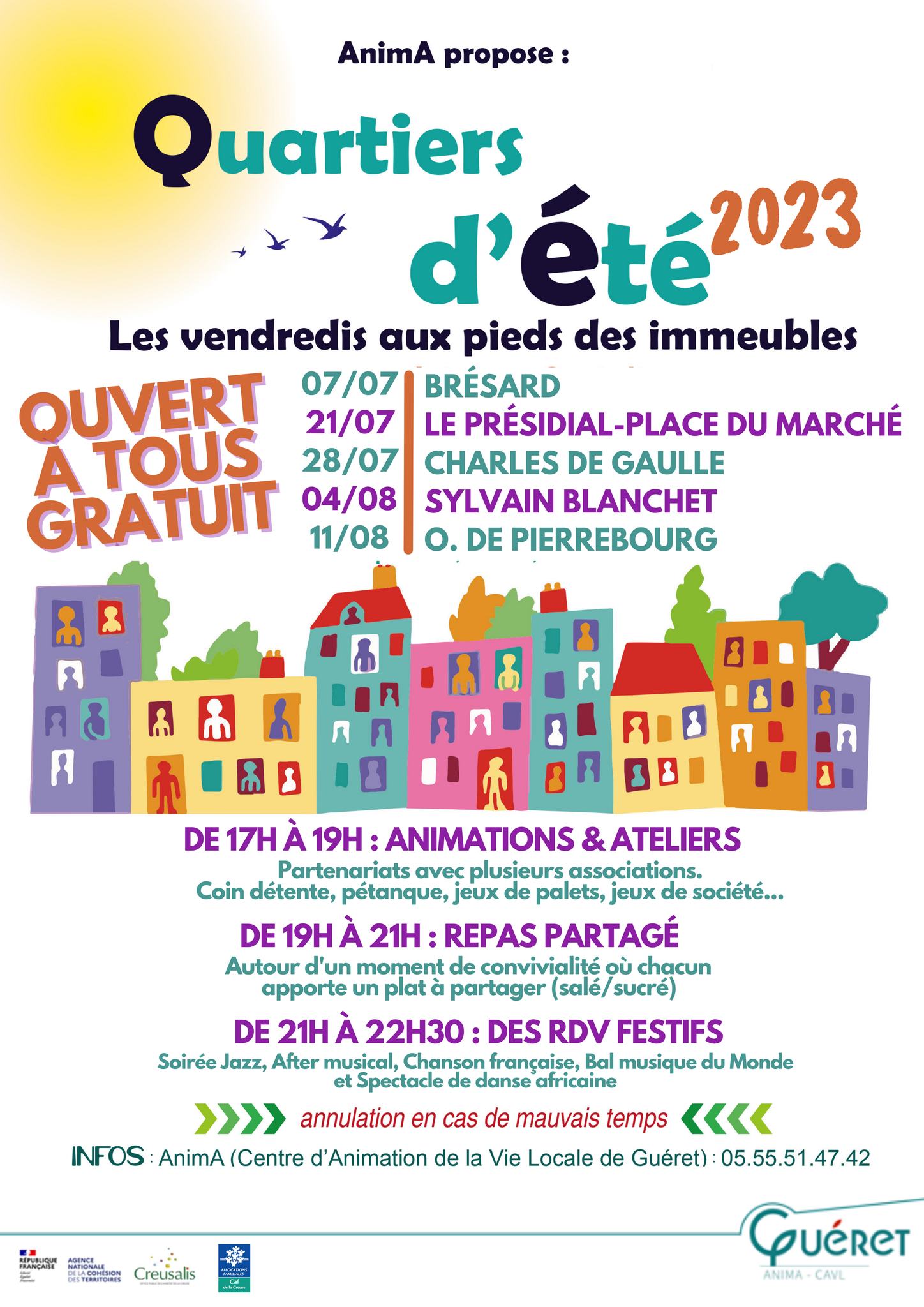 Quartiers d'été 2023