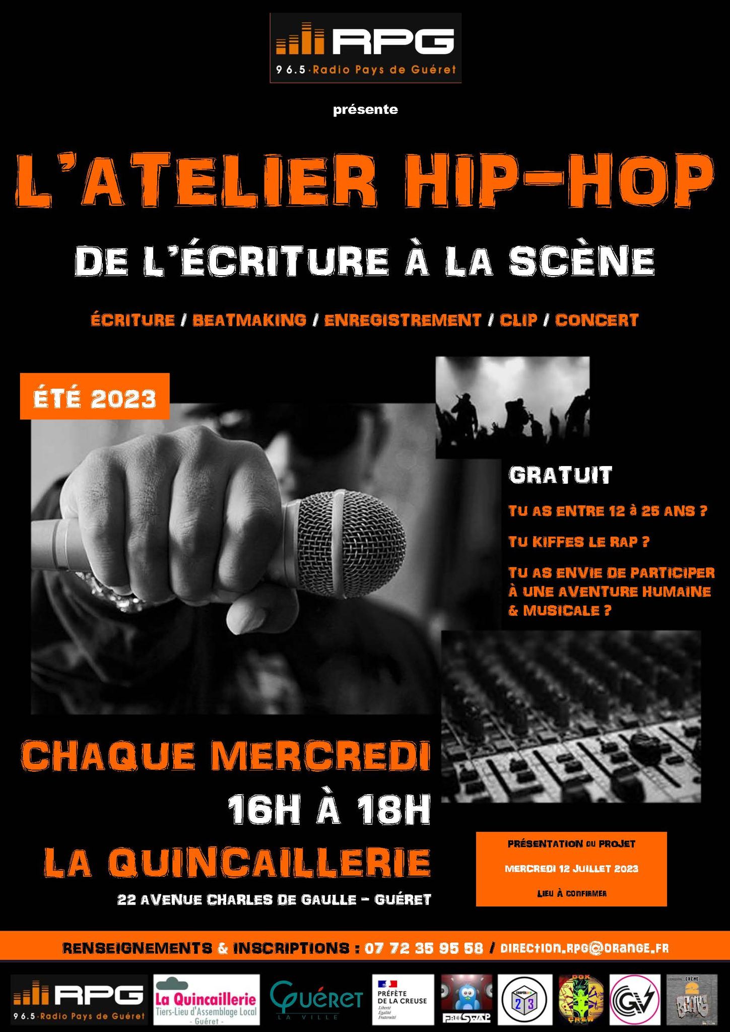 Atelier hip hop