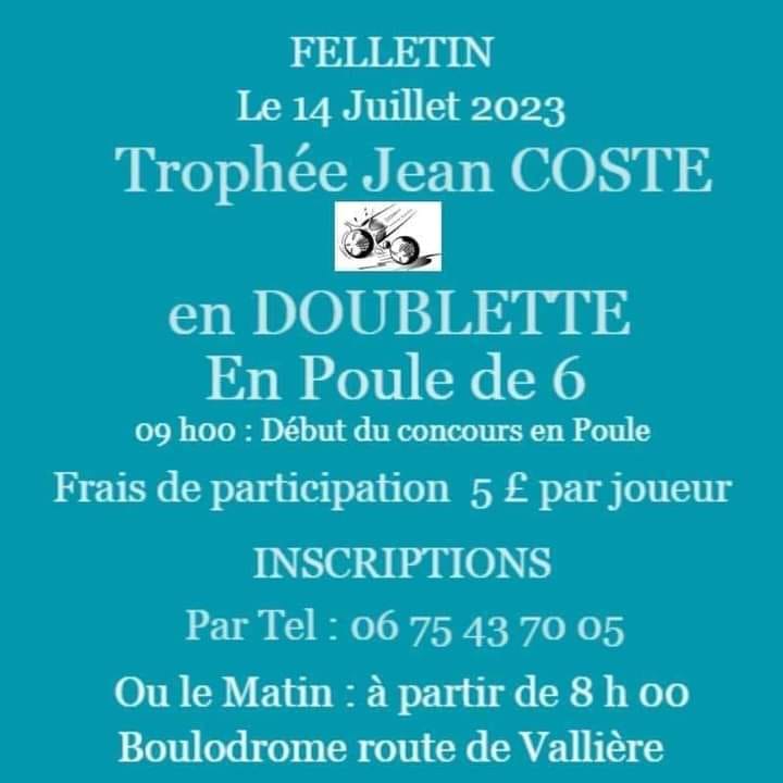 Trophée Jean Coste