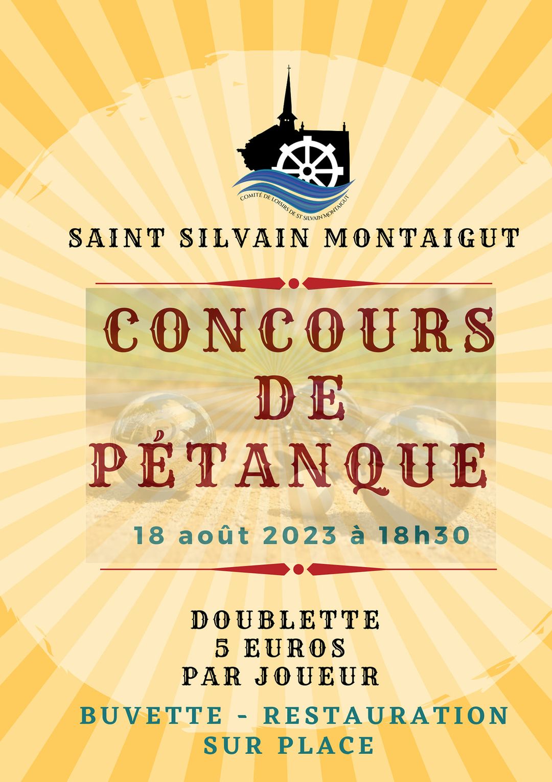 Concours de pétanque