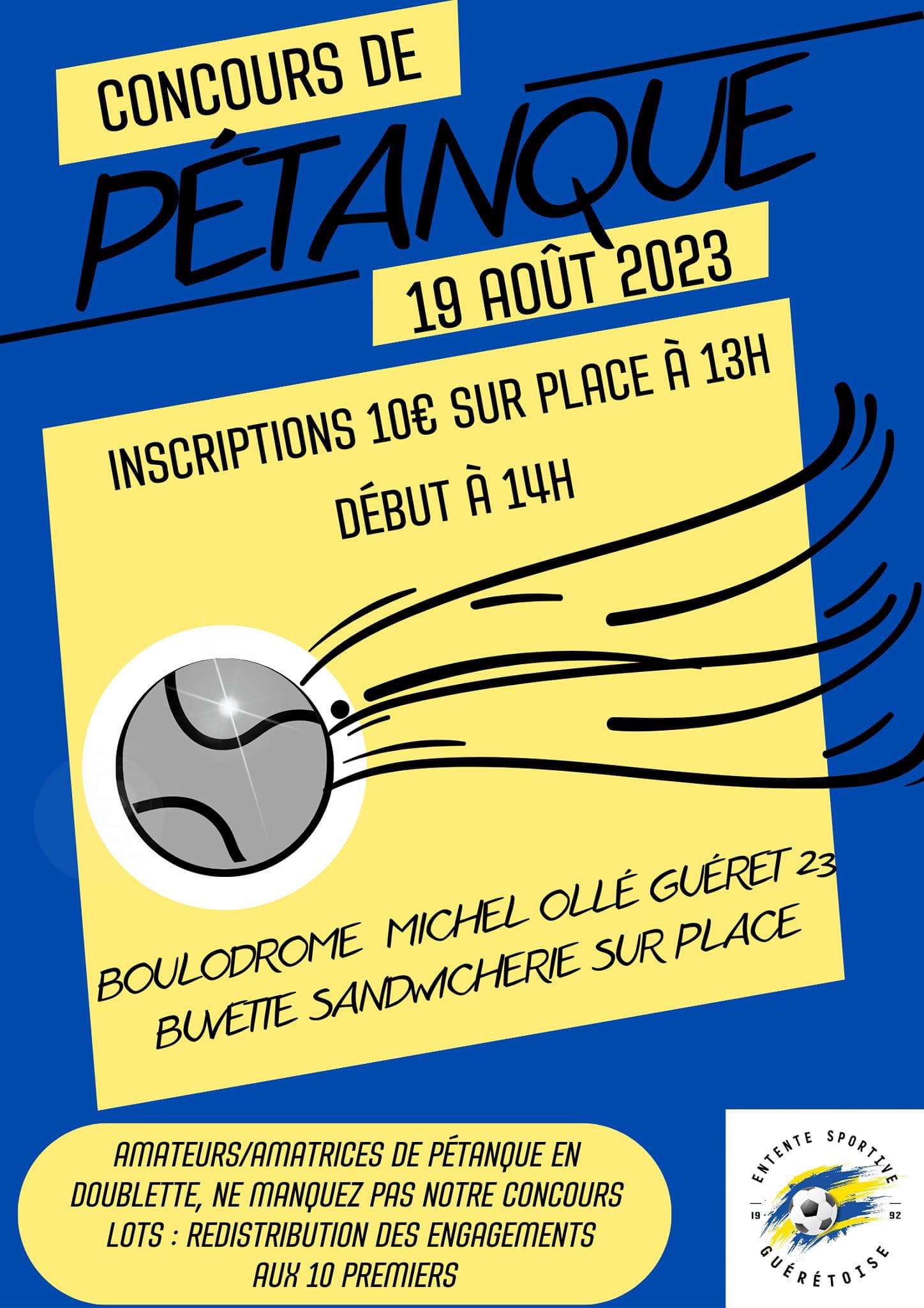 Concours de pétanque