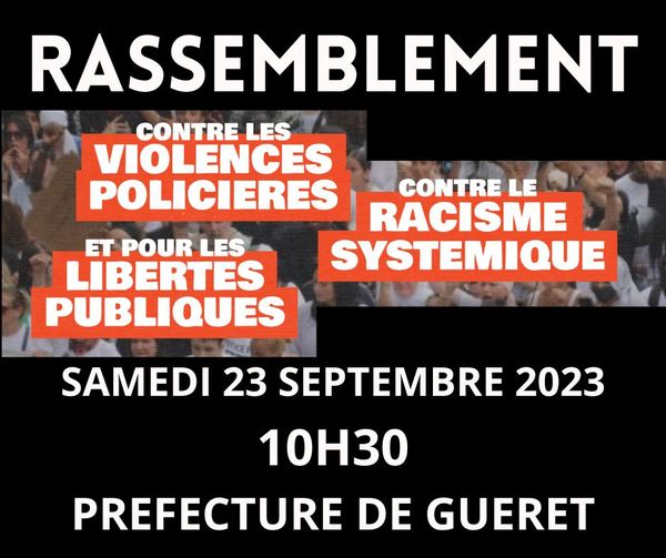 Rassemblement contre les violences policières