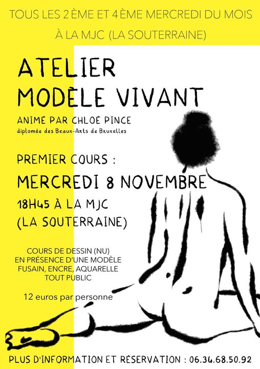 Atelier modèle vivant