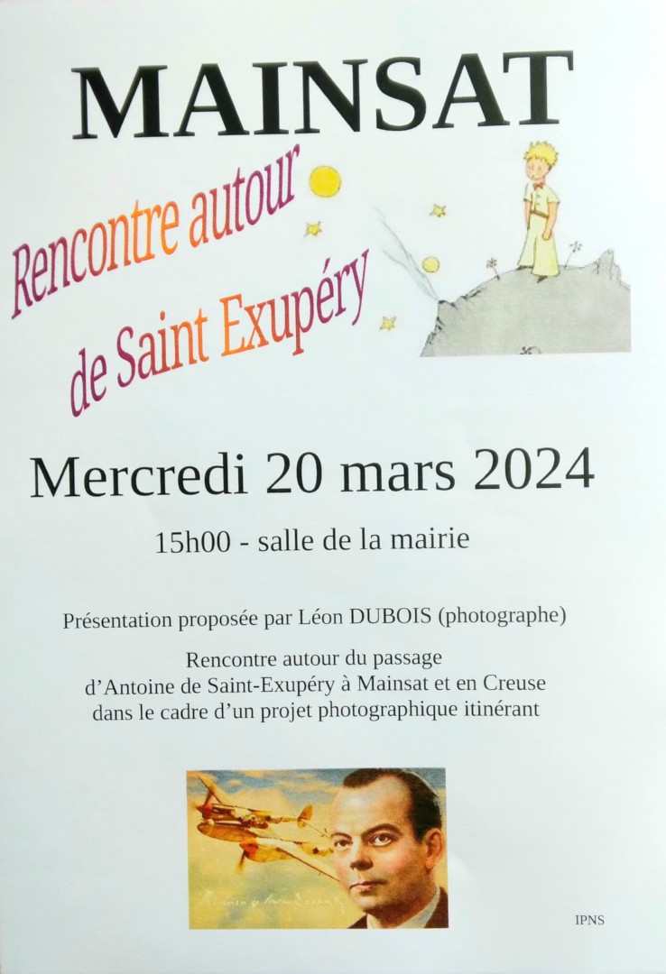 Rencontre autour de Saint-Exupéry