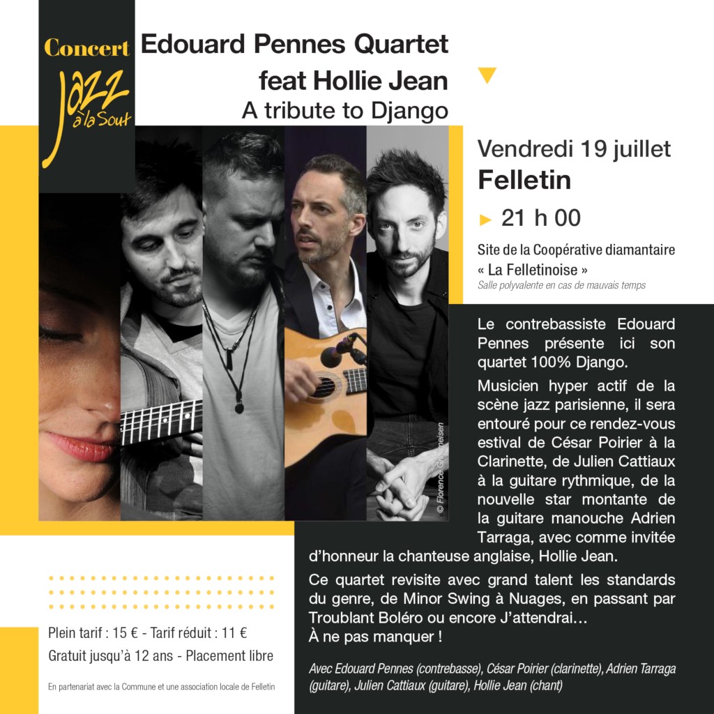 Édouard Pennes quartet feat Hollie Jean
