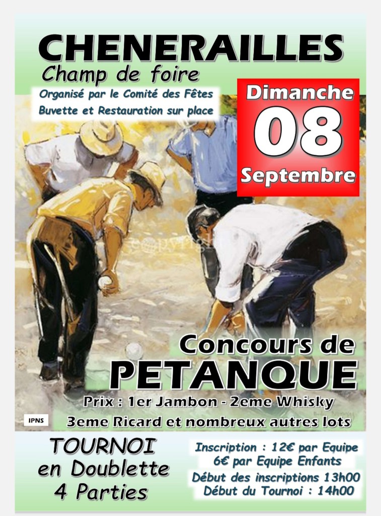 Concours de pétanque