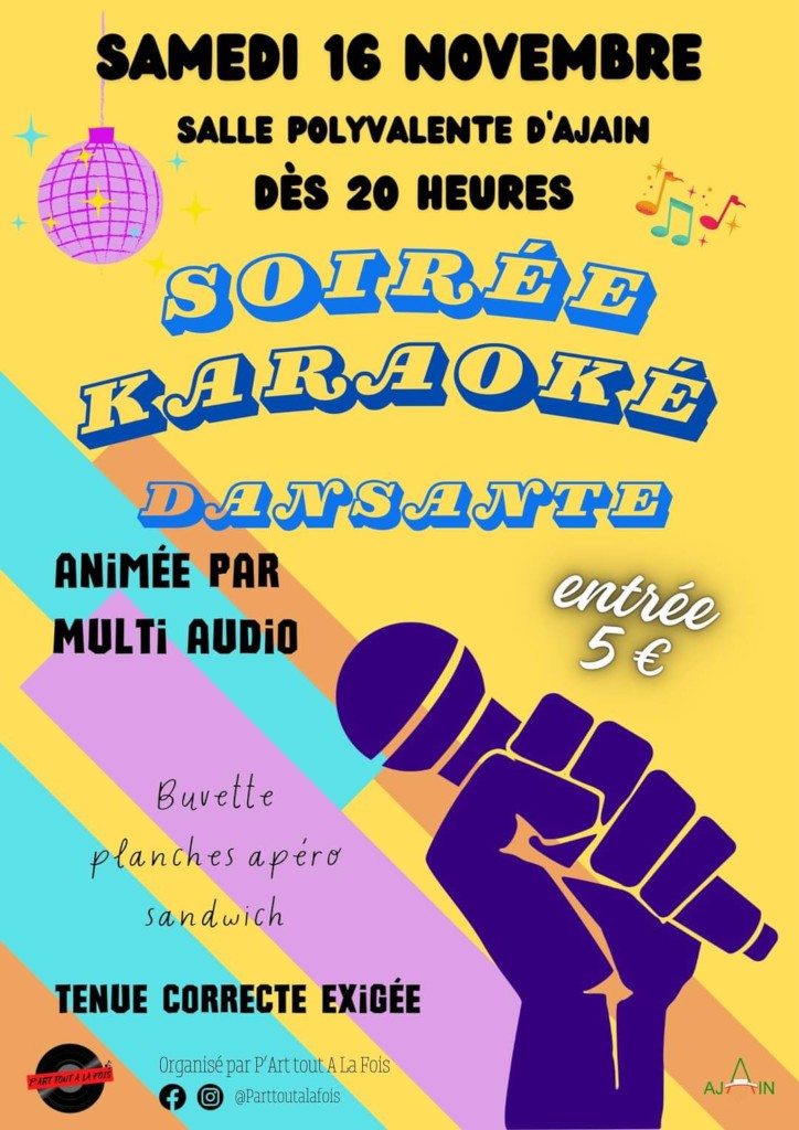 Soirée karaoké dansante