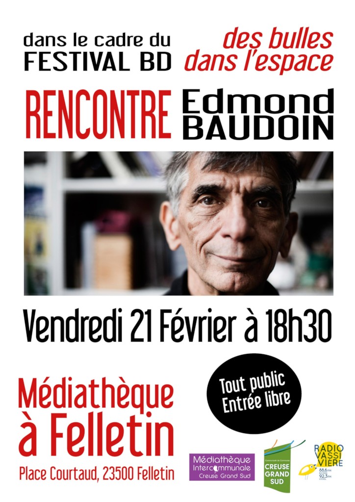 Rencontre avec Edmond Baudoin