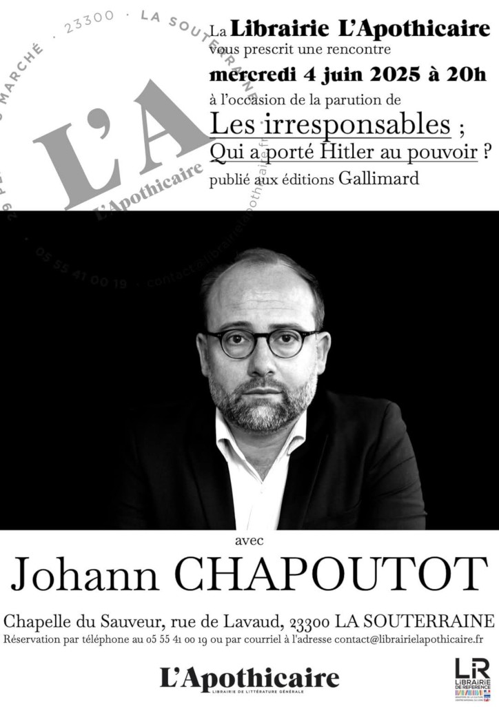 Rencontre avec Johann Chapoutot