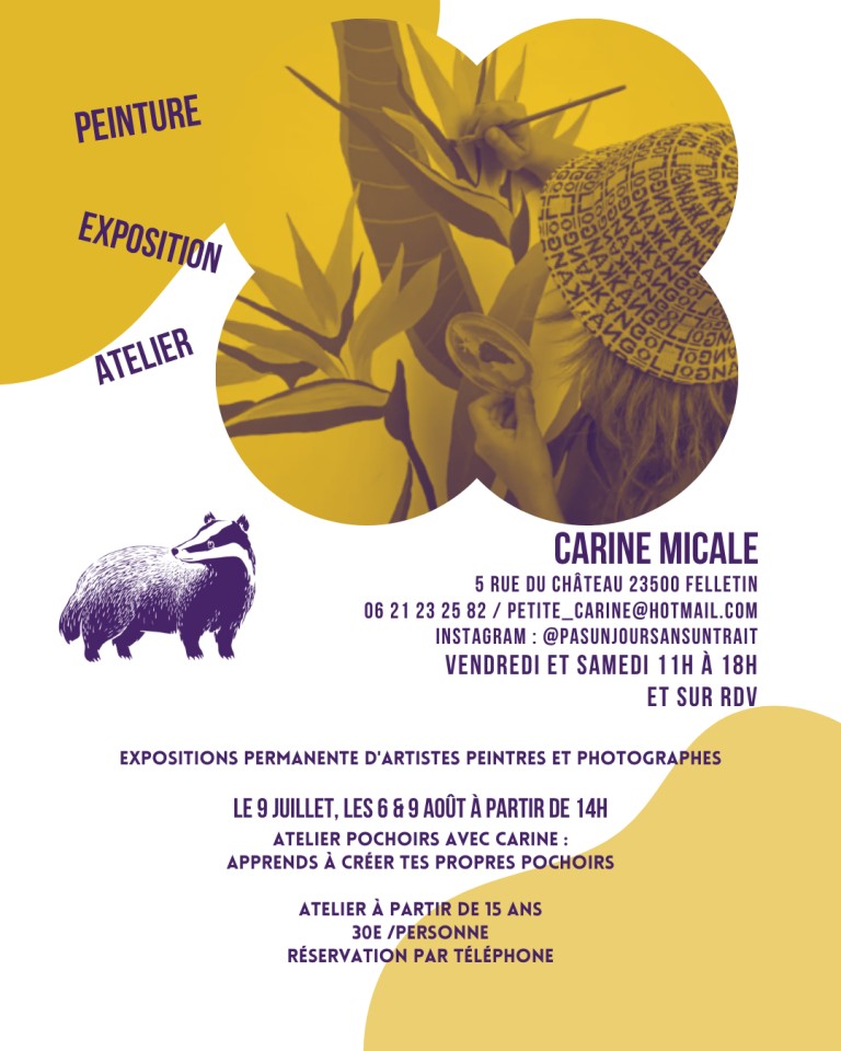 Atelier pochoirs